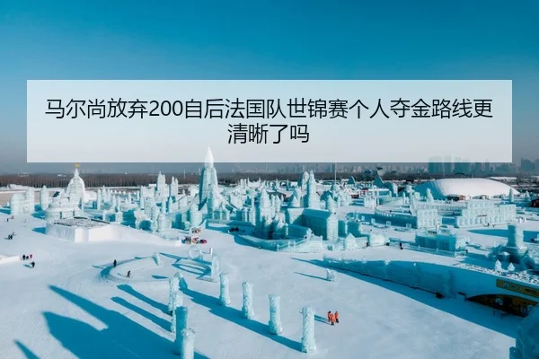 马尔尚放弃200自后法国队世锦赛个人夺金路线更清晰了吗