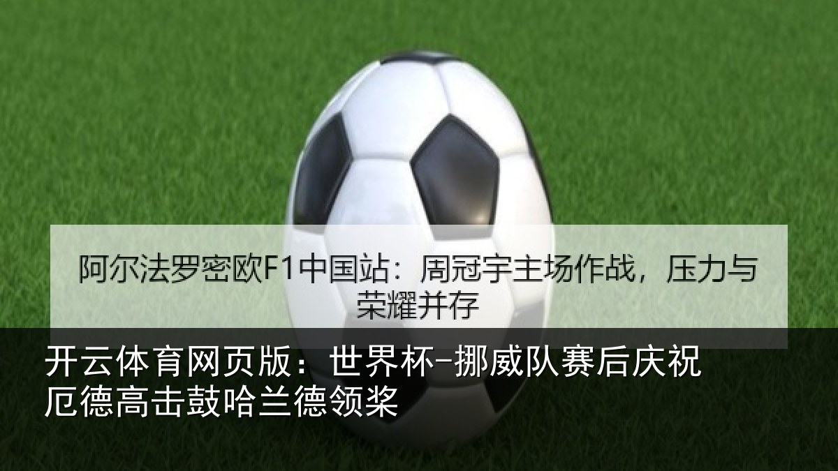 开云体育网页版:世界杯-挪威队赛后庆祝相关情况领桨